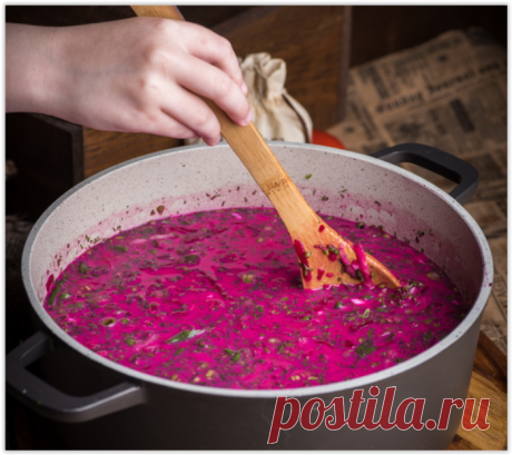 Литовский холодный борщ со свеклой - вкусный и полезный освежающий суп в летнюю жару!
