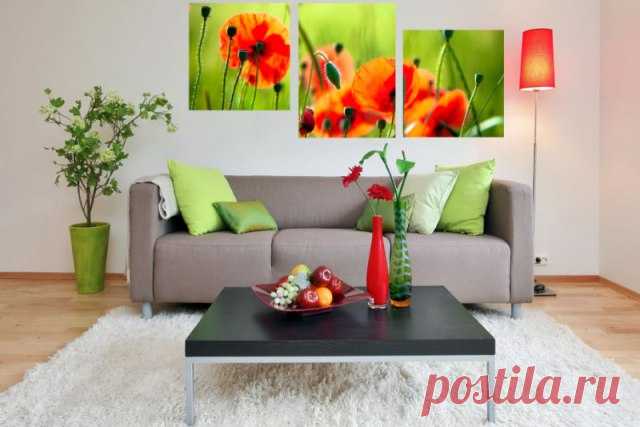 Использование модульных картин в доме | Наши дома