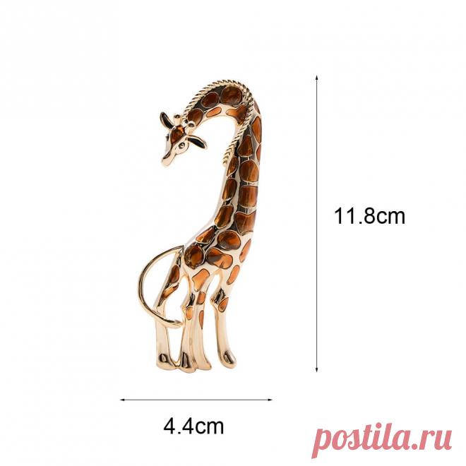 Женская эмалированная брошь CINDY XIANG, брошь в виде жирафа с ярким животным дизайном, роскошные аксессуары высокого качества, осенний стиль | Украшения и аксессуары | АлиЭкспресс