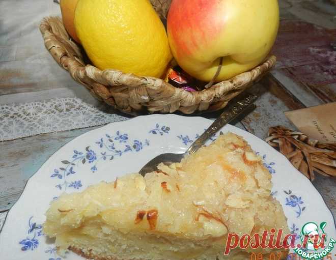 Яблочный пирог со штрейзелем – кулинарный рецепт