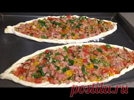 The Best Turkish Pide Recipe | Turkish Bread Pide
