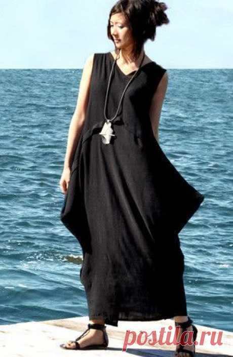 Diamond Dress in Black Papyrus | SHONMODERN.COM