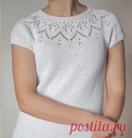 Белоснежное лето. 55 летних моделей спицами и крючком. | Порукодельничаем | Дзен