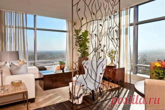 17 роскошных перегородок, которые помогут зонировать помещение и преобразить интерьер