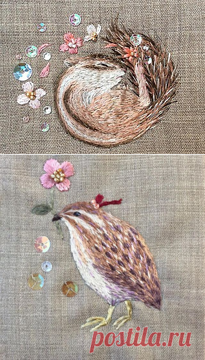 Волшебная вышивка Mayuka Morimoto Oyanagi - Ярмарка Мастеров - ручная работа, handmade
