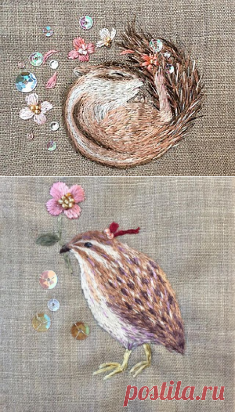 Волшебная вышивка Mayuka Morimoto Oyanagi - Ярмарка Мастеров - ручная работа, handmade