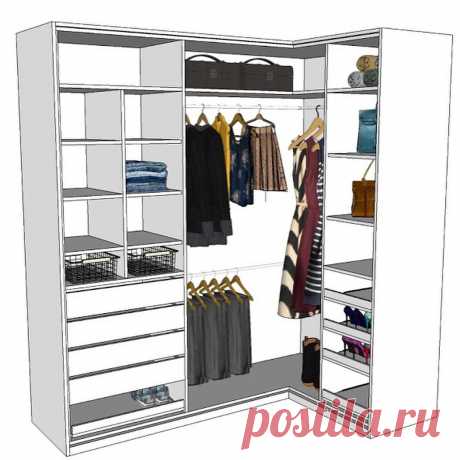 Публикация .BO - ARQUITETURA &amp; INTERIORES в Instagram • Сен 1 2017 в 5:28 UTC 107 отметок «Нравится», 4 комментариев — .BO - ARQUITETURA &amp; INTERIORES (@bo.arquitetura) в Instagram: «Duas diferentes opções para um guarda-roupas pequeno e funcional. Projeto Closet dos Sonhos…»