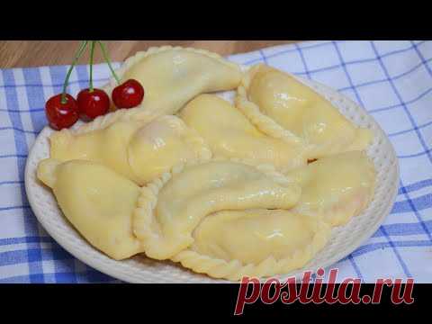 Тесто на вареники с вишней или черникой. Творожное тесто для вареников