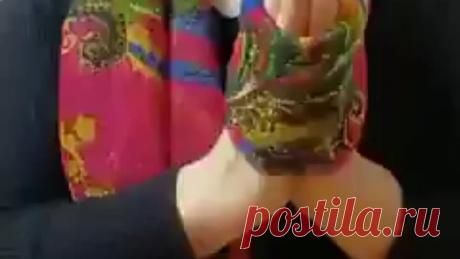 Повязать шарф каждый день с разнообразием