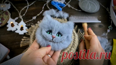 Как оживают чеширские коты 😳? Самая-самая сложная и интересная часть работы - создание мордашки | Живые вещи | Яндекс Дзен