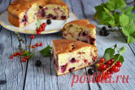 Пирог на кефире с ягодами в духовке. 2 вкусных рецепта — Сад Заготовка