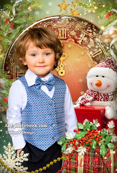 Коллаж Новогодние часы (4) » Детские PSD фотошаблоны, выпускные фотокниги, школьные фотоальбомы, фотокниги для детского сада, psd шаблоны для фотокниг, детские коллажи, GalinaV коллажи, школьный psd макет, фотокнига макет купить, календари