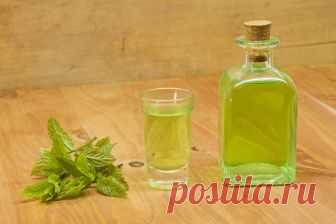 Мята: способы использования, рецепты.
Ликёр из мяты.