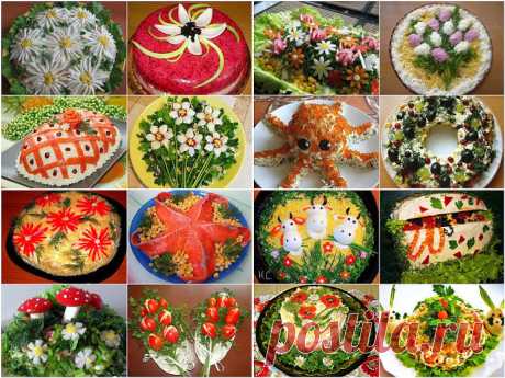 Подборка 10 самых вкусных салатов!