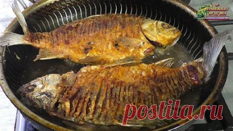 Рыбак покажет, как вкусно поджарить карасей правильно, Караси с черемшой дальневосточный рецепт | Fisherman DV.27RUS | Дзен