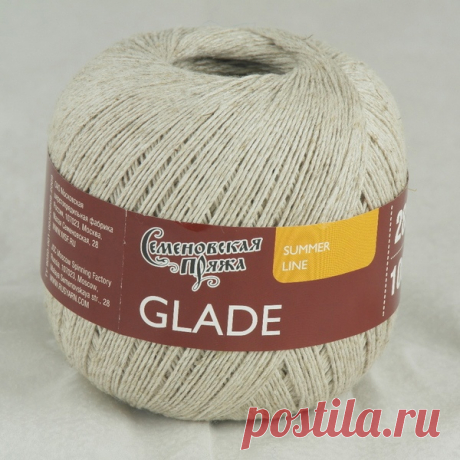 Запись на стене Семеновская пряжа Glade (Поляна) Тип пряжи льняная Вес упаковки 1000 г Вес мотка 100 г Длина нити в мотке 285 м Состав хлопок_34% лен_33% вискоза_33%   Цена 110 р/ моток Под заказ  Все цвета в альбоме https://vk.com/album-161627176_278458355