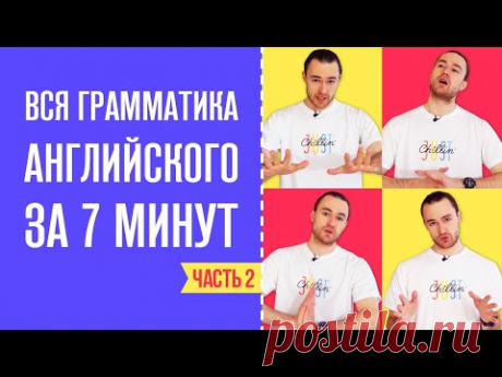 Вся Грамматика Английского Языка за 7 минут / Часть 2