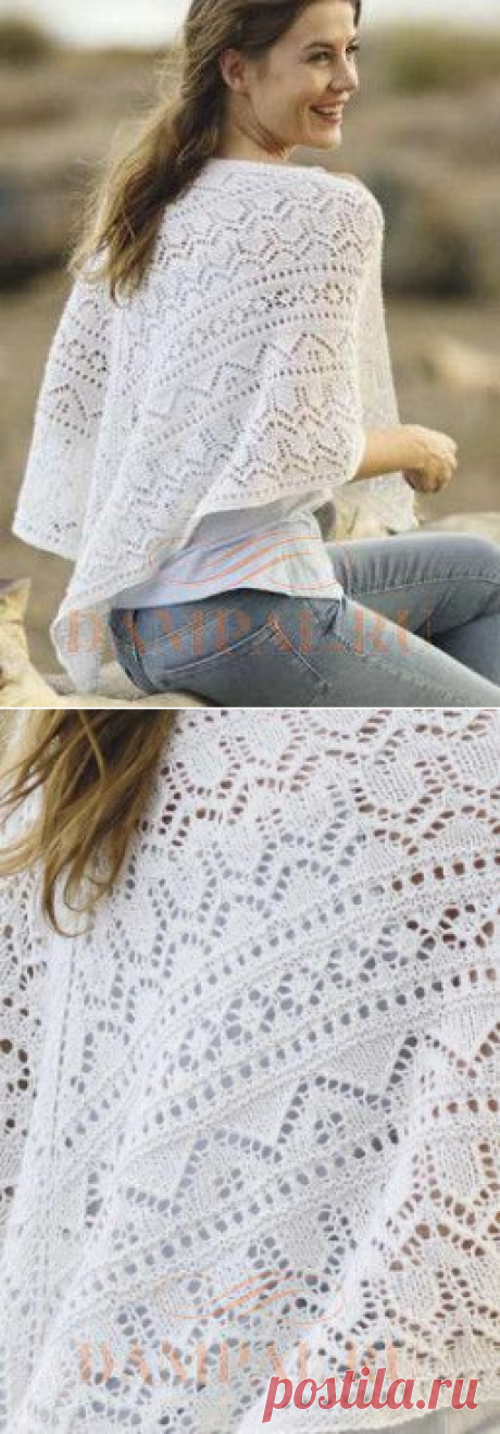 Треугольная шаль «Воздушное блаженство»