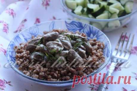 Куриные сердечки: рецепт, тушеные в сметане