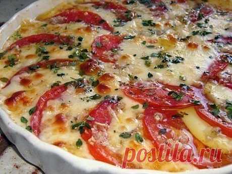 Великолепная закуска &quot;Помидоры с сыром&quot;.