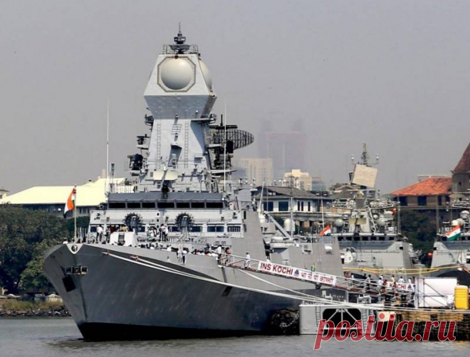 ВМС Индии приняли в состав третий эсминец класса «Калькутта»