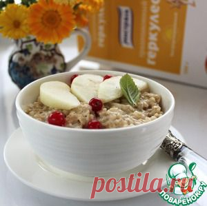 Овсяная каша с грушей - кулинарный рецепт