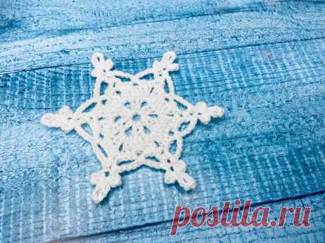 Мастер-класс по вязаной крючком снежинке | Снежинка 28 | | Повязули. Мастер-классы по вязанию крючком | Пульс Mail.ru