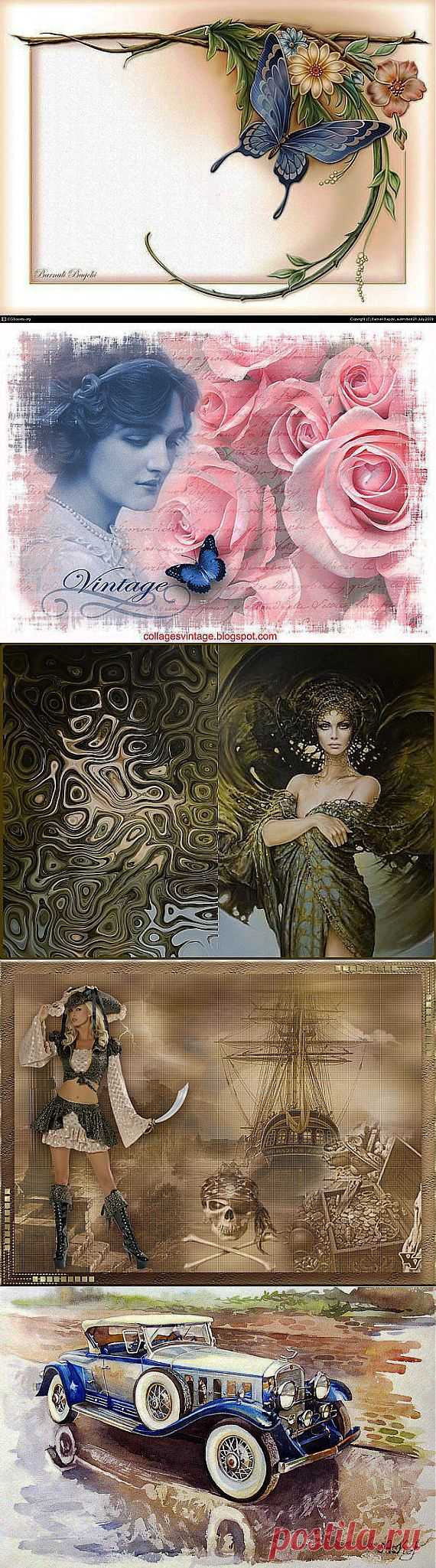 Обложки на паспорт / Картинки для декупажа / PassionForum - мастер-классы по рукоделию