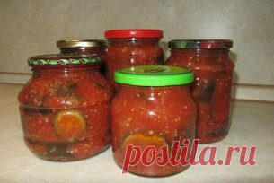 БАКЛАЖАНЫ В ОСТРОМ СОУСЕ 
