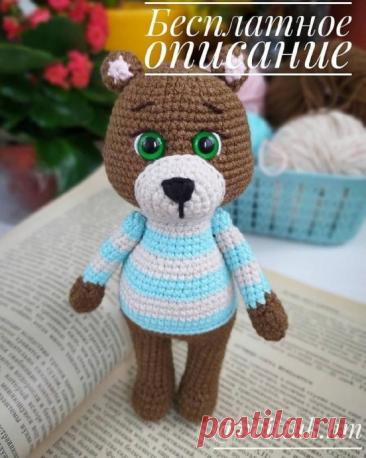 ​Мишка из пряжи Мишка из пряжиАвтор: vvitiuk. hm.