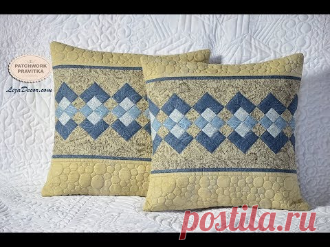 Patchwork tutorial Seminole - Rychlé šití z pruhů - Ubrus / prostírání / polštář.