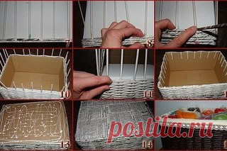 Плетем интерьерные корзинки из газетных трубочек
#плетение #ПлетениеИзГазет #корзины