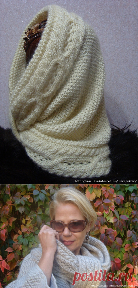 Снуд-шарф &quot;Прикосновение любимого&quot;