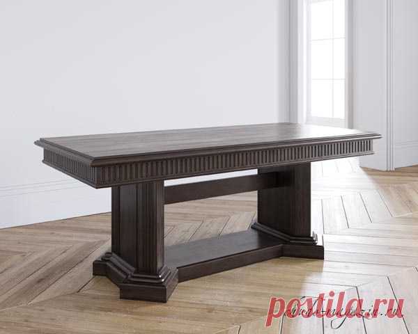 Стол кухонный деревянный прямоугольный – дуб цвета орех купить по цене 100 810 руб. в Москве — интернет магазин chudo-magazin.ru