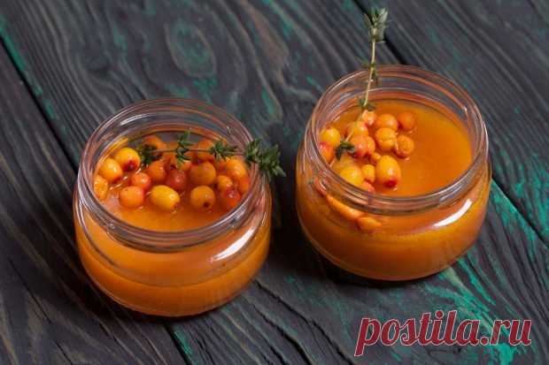 Желе из облепихи — Домашняя кулинария