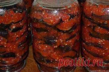 Бесподобная заготовка на зиму Баклажаны 