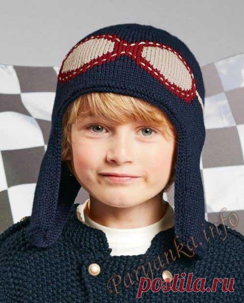 Шапка «Авиатор» (д) 10*168 Bergere de France №3709