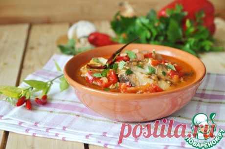 Рыба в остром томатном соусе &quot;А-ля храйме&quot; - кулинарный рецепт