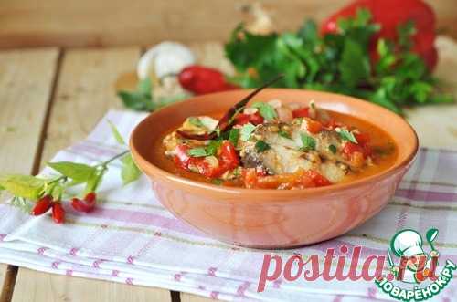 Рыба в остром томатном соусе "А-ля храйме" - кулинарный рецепт