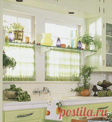 DIY Kitchen Window Treatments