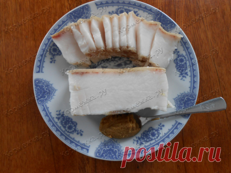 Рецепт вкусного соленого сала - Кормежка.ру