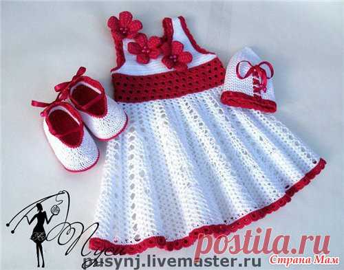 платья для девочек крючком | Записи в рубрике платья для девочек крючком | Дневник