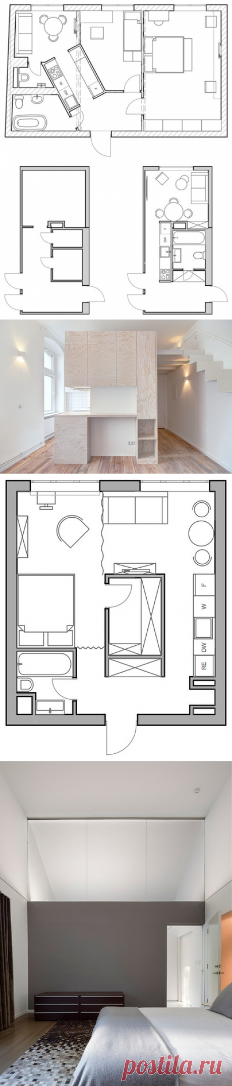 Дизайн интерьера маленькой квартиры, фото дизайна маленьких квартир