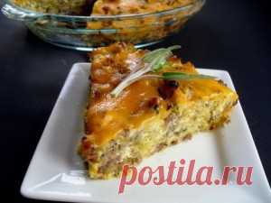 Легкий рыбный пирог | Вкусный рецепт