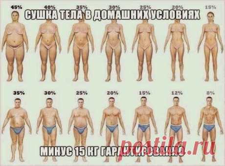 Как похудеть эффективно.: СУШКА ТЕЛА В ДОМАШНИХ УСЛОВИЯХ Минус 15 кг!гарантированно