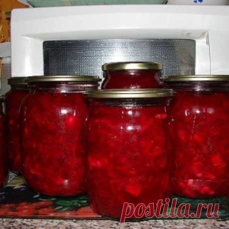 Самая полезная заготовка на зиму «Борщ за 3 минуты»!