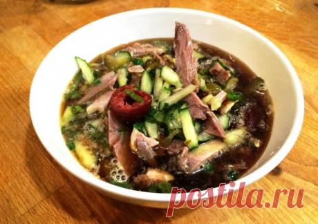 Окрошка без картошки - рецепт XVIII столетия | Четыре вкуса