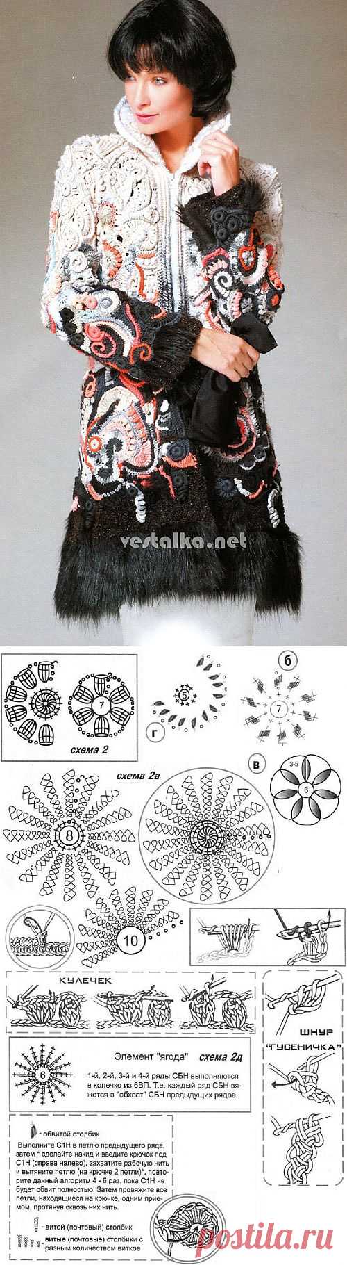 Шикарное пальто в стиле фриформ | Vestalka.net