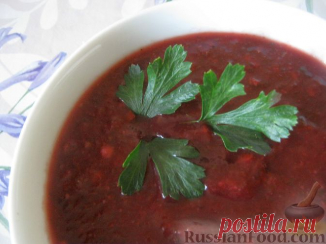Рецепт: Соус ткемали из сливы венгерки на RussianFood.com