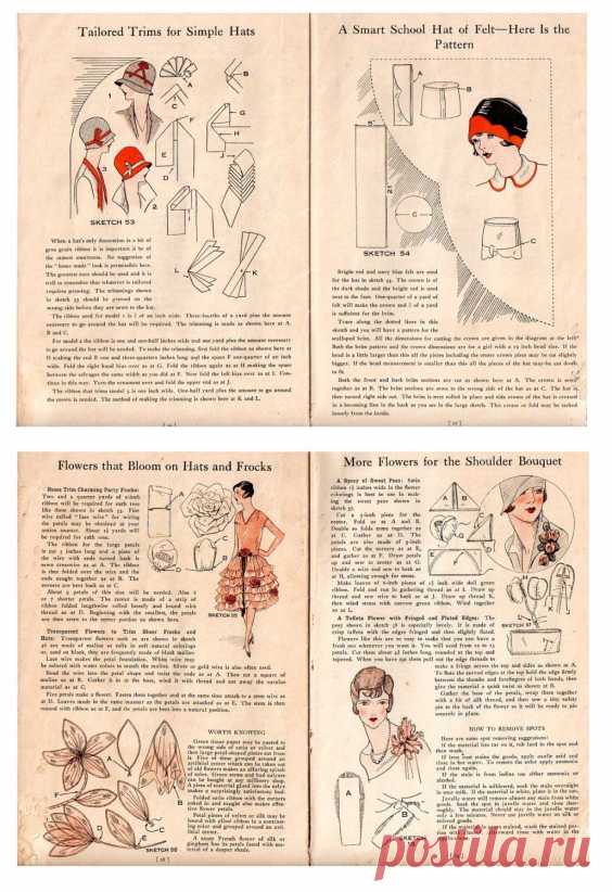 Vintage Art Deco 1920s Dressmaking Ebook - Easy Ways to Pretty Frocks - Dress Pattern Flapper Lingerie Craft Millinery Costume Design
